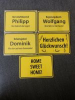 Namensschild Türschild NEU Philipp Glückwunsch Daniela Sweet Home Sachsen-Anhalt - Salzwedel Vorschau