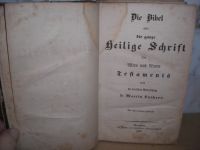 Die Bibel oder die ganze Heilige Schrift von 1864 Thüringen - Schmalkalden Vorschau