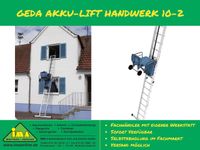 GEDA Akku-Lift Handwerk 10-2 Leiternaufzug Geda Lift Aufzug Akku Solarlift Dachdeckeraufzug Bayern - Rednitzhembach Vorschau