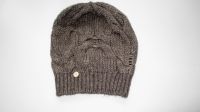 ODEON Mütze Strickmütze Beanie Wolle Alpaca Zopfmuster braun neu Berlin - Dahlem Vorschau