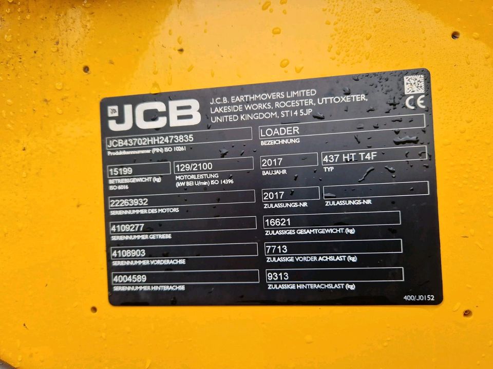 JCB Radlader Bj 2017 426, 427, 437, HT in Neuenkirchen