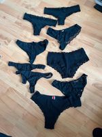 Set 9x XS Slip Tanga Unterhose Schlüpfer Damen schwarz String Niedersachsen - Weyhe Vorschau