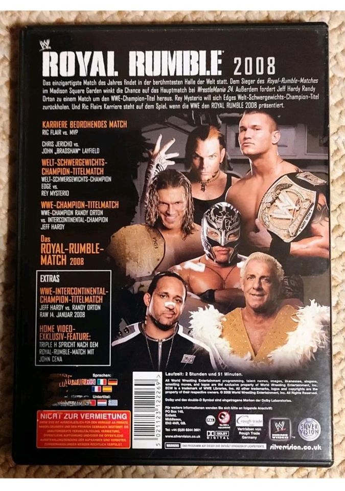 WWF Royal Rumble 2008 DVD - WWE Wrestling in Schwarzenberg (Erzgebirge)