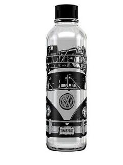 VW Trinkflasche T1 Design aus Glas *Borgmann*