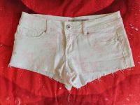 Hotpants Gr. 34 36 kurze Hose Mädchen Damen Short,  Denim,  weiß Bayern - Röllbach Vorschau