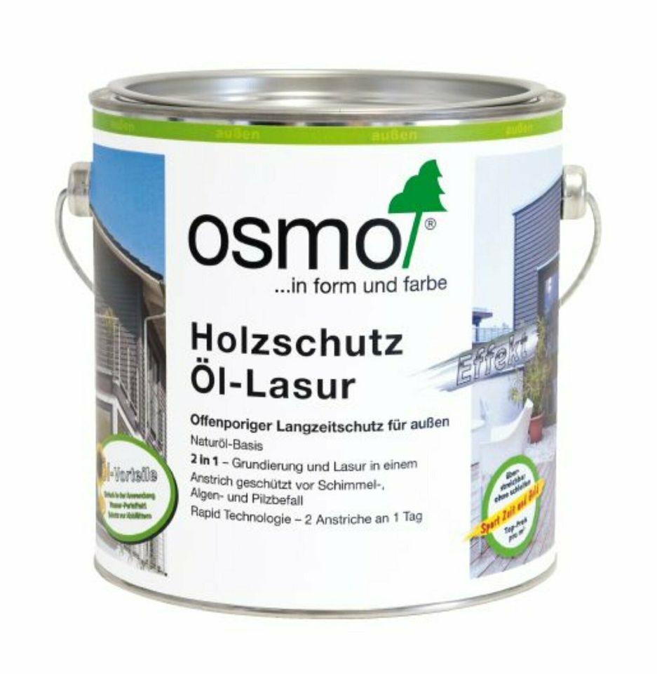 Holzschutz Öl-Lasur 2,5 l  Farbton: 906 Perlgrau in Hörstel