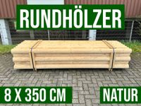 Palisade Rundholz Schneefangholz Stangen Holz - 8 x 350 - NATUR Nordrhein-Westfalen - Lennestadt Vorschau