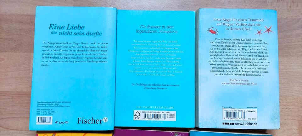 6 Romantik-Romane: Jenny Glanfield, Joanna Philbin, Marie Merburg in Bergisch Gladbach