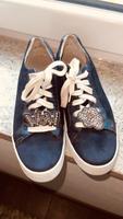 Paul Green Sneakers Gr. 38 1/2 blau Glitzer neuwertig Leder Bayern - Königsmoos Vorschau