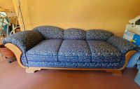 Antike Chaiselongue, Sofa. Blau, Holz, hochwertige Sprungfedern Rheinland-Pfalz - Volxheim Vorschau