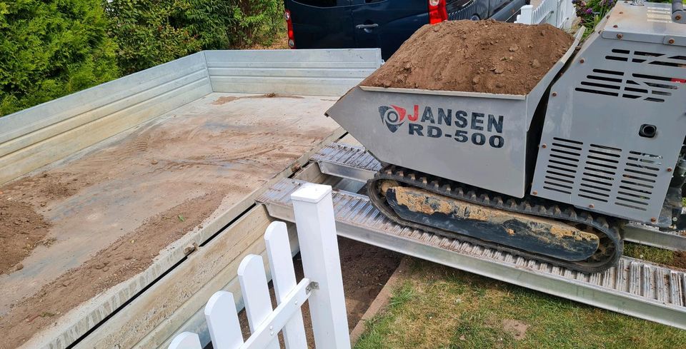 *Zu Vermieten*Raupen Dumper/Motorschubkarre Jansen RD 500 in Risum-Lindholm