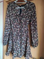 Kleid Sommer Blumen Damen langarm 38 luftig about you Niedersachsen - Schwanewede Vorschau