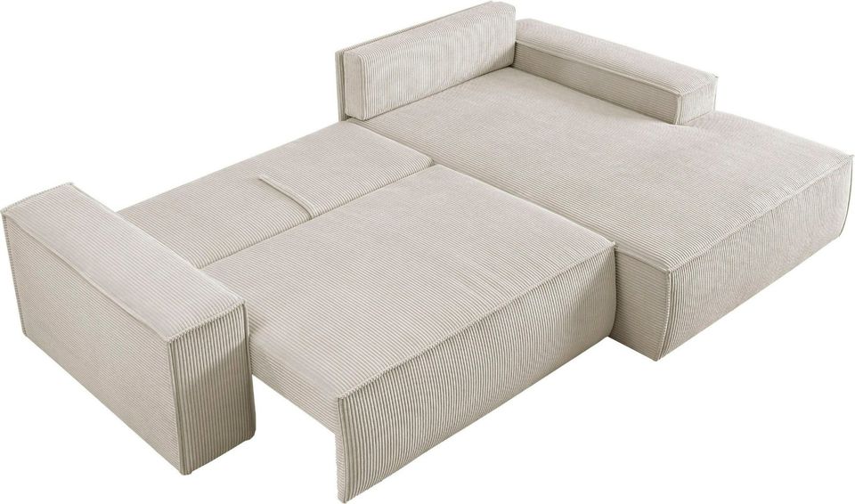 Ecksofa Couchgarnitur mit Bettfunktion Beige UVP 1999 € - 5494 in Bad Driburg