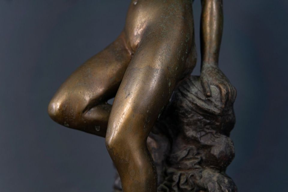 Bronze Skulptur Statue Muse Frau Stil Kunst Vintage MÖBLINGER in Berlin