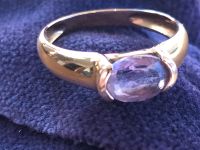 Goldring Ring 333 Amethyst/ lila Stein Ring Gold  gestempelt Obervieland - Arsten Vorschau