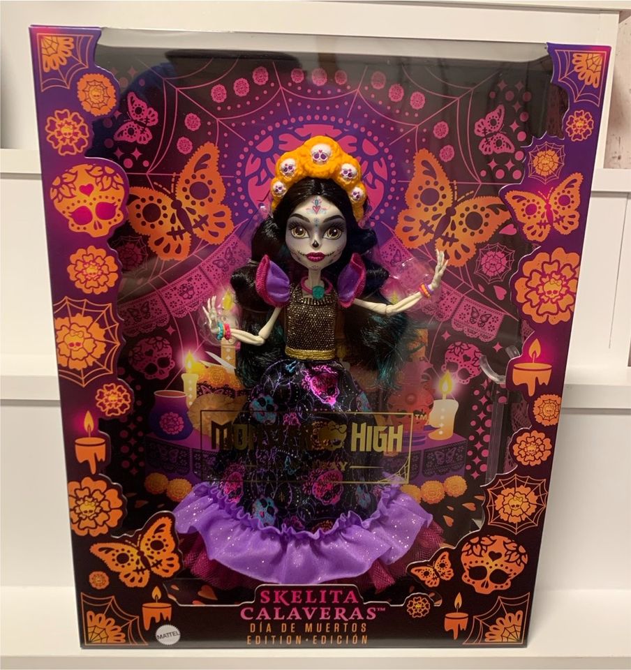 Monster High Skelita Calaveras Doll Dia Los Muertos Edition 2023 in Dannenwalde (Gumtow)