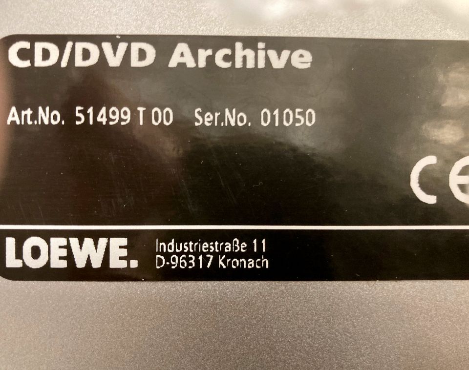 Loewe CD/DVD Archiv 51499 T 00 Chromsilber für Rack / Fach in Berlin