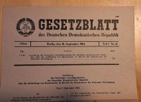 DDR Gesetzblatt 1964 Mecklenburg-Vorpommern - Sassen-Trantow Vorschau