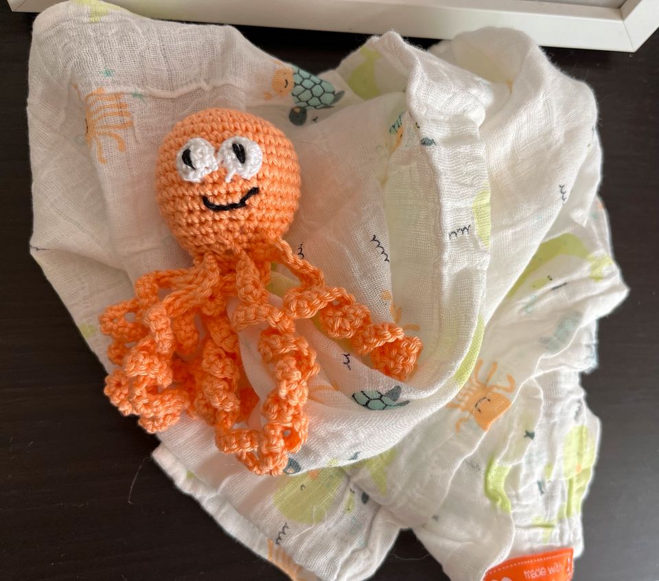 Schmusetuch Krake Octopus neu Amigurumi in Kaarst