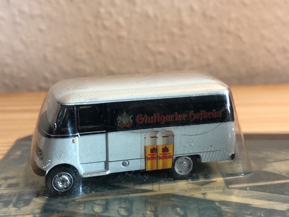 Stuttgarter Hofbräu Modellauto Mercedes L318 in Lampertheim