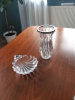 Kristall Vase + Muschelschale m. 800 Silber E. Hermann Hessen - Biblis Vorschau