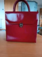 Kirschrote vintage Handtasche Hessen - Hadamar Vorschau