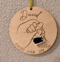 Holz Anhänger Geburt Babyloss Geschenk Armband Personalisiert Saarland - Rehlingen-Siersburg Vorschau