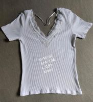 Amisu Shirt Top Damen Gr M weiß Sachsen - Plauen Vorschau