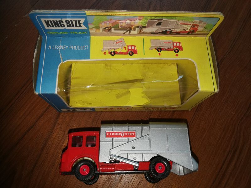 Matchbox King Size K7 Refuse Truck Müllwagen Lesney Boxed / 2 I in Friedrichsdorf