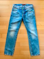 Cipo & Baxx Herren Jeans hell blau bunte dicke Nähte W33 L32 Nordrhein-Westfalen - Engelskirchen Vorschau