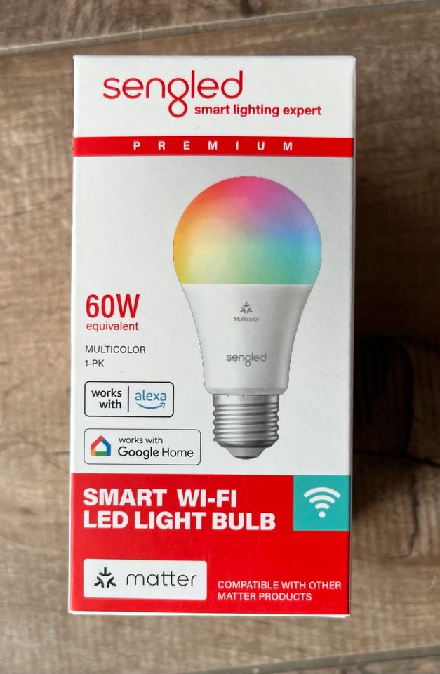 *NEU* Sengled LED Smarte Glühbirne E27 60W Alexa Matter bunt in Kranenburg