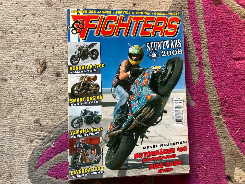 Fighters 4/2008 Streetfighter Zeitung Zeitschrift Magazin Laverda in Leipzig