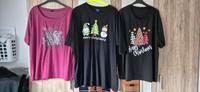 3tlg Damen paket Weihnachtsshirts von shein curve, gr.4xl und 5xl Bayern - Oberschwarzach Vorschau