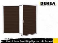 Flügeltor Tor nach Maß Doppelflügeltor 2200 x 2000 Aluminiumtor Sektionaltor Zweiflügeligetor GARAGENTOR KONFIGURATOR Aluminium Tür Drehtor mit Segmentpaneel für DDR Garage Carport  Segmenttor Dresden - Wilsdruffer Vorstadt/Seevorstadt-West Vorschau