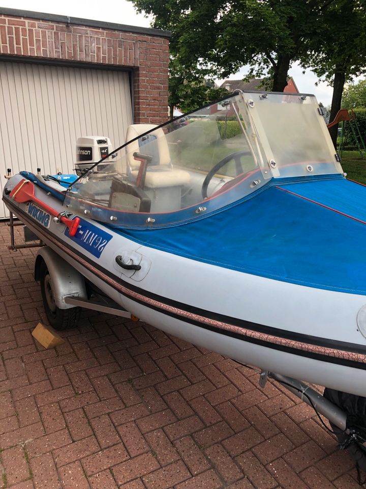 Schlauchboot Wiking - Orion 350 mit Motor und Trailer in Gronau (Westfalen)