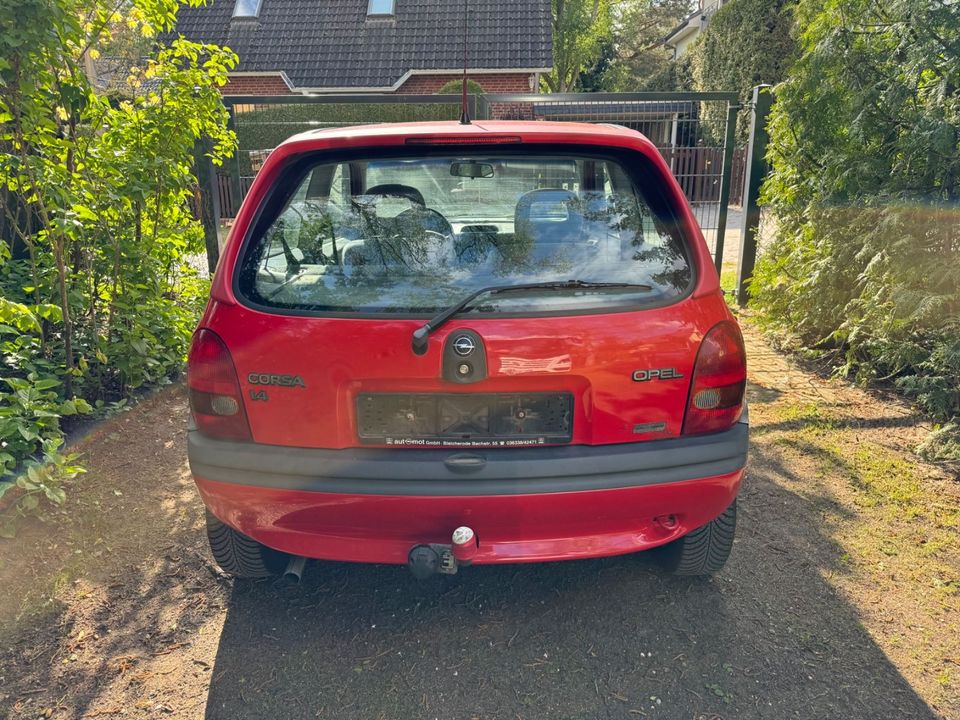 Opel Corsa B 1.4 -72TKM- TÜV NEU ALLWETTERREIFEN in Stahnsdorf