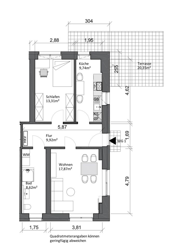 2- Zimmer Wohnung | kernsaniert 2024 | Energieeffizienz A+ in Sottrum