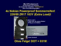 4x Nokian Powerproof 235 55 ZR17 103Y Extra Load Sommerreifen 4mm Rheinland-Pfalz - Bad Sobernheim Vorschau