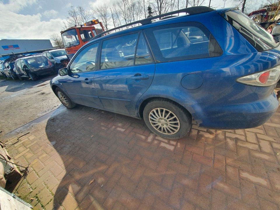 Mazda 6 GG/GY Schlachtfest Ersatzteile Blau 247.595km Bj.03 in Bremervörde