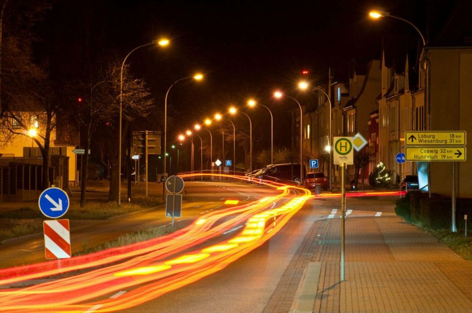 10 Stück Peitschenlampen ,warmweiß, für Spur N , mit Vorwiderst. in Gunzenhausen