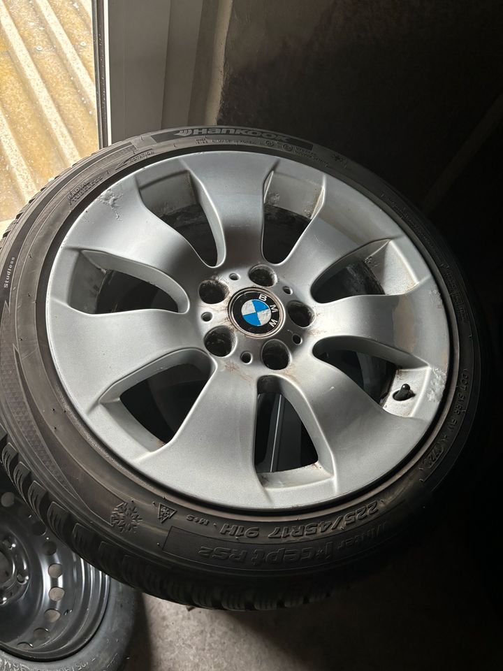 BMW E90/E91/E92/E93 17Zoll Radsatz, Winterräder, BBS, 5x120 8J in Bahretal