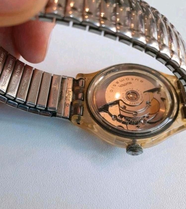 Damen Swatch Uhr 1994 Flexband AUTOMATIK in Pössneck