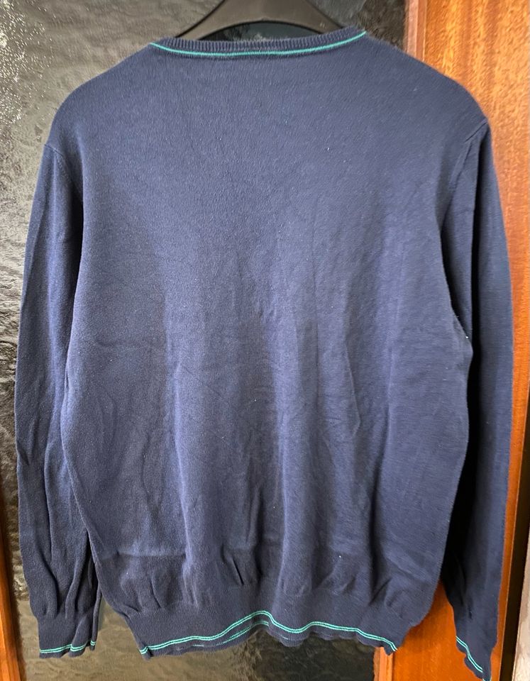 Woll Pullover Herren blau in Hirschegg