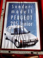 Peugeot 205 junior alter Prospekt Werbung Reklame  siehe Scan Geb Niedersachsen - Hoyerhagen Vorschau