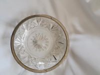 Vintage Bleikristall Glasschüssel mit silbernem Rand Baden-Württemberg - Balingen Vorschau