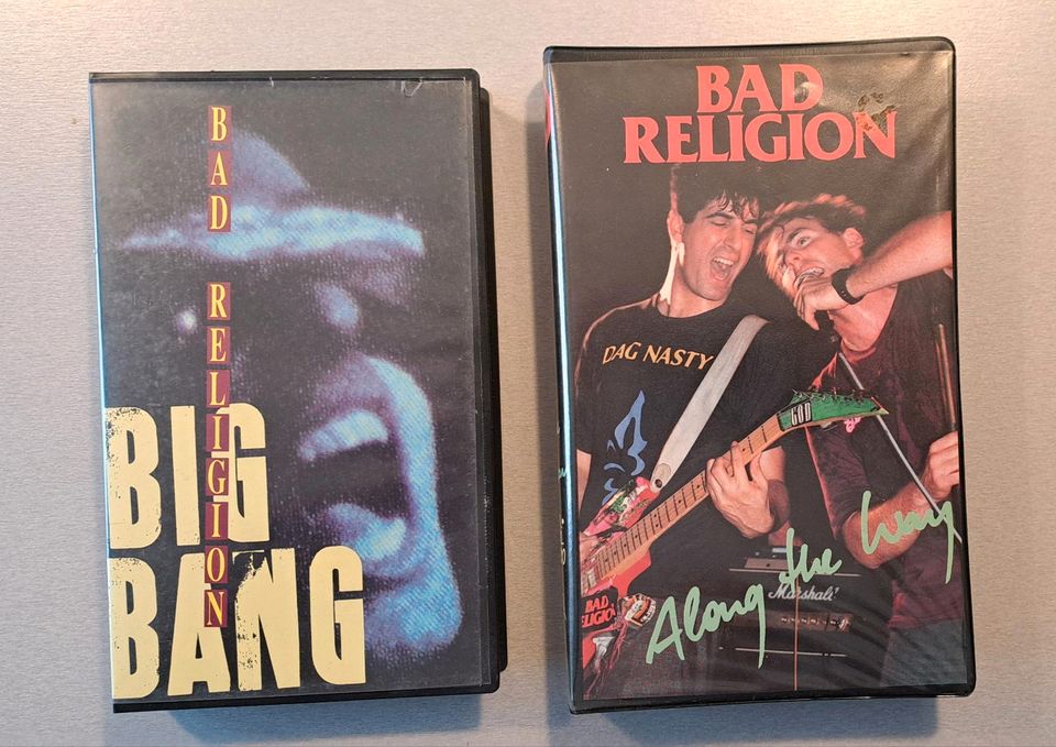 BAD RELIGION- Big Bang & Along the way VHS Video in Petersberg