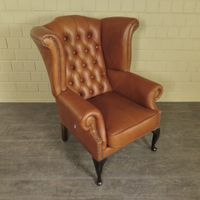 23779 Chesterfield Sessel Leder Cognac inkl. Lieferung Niedersachsen - Nordhorn Vorschau