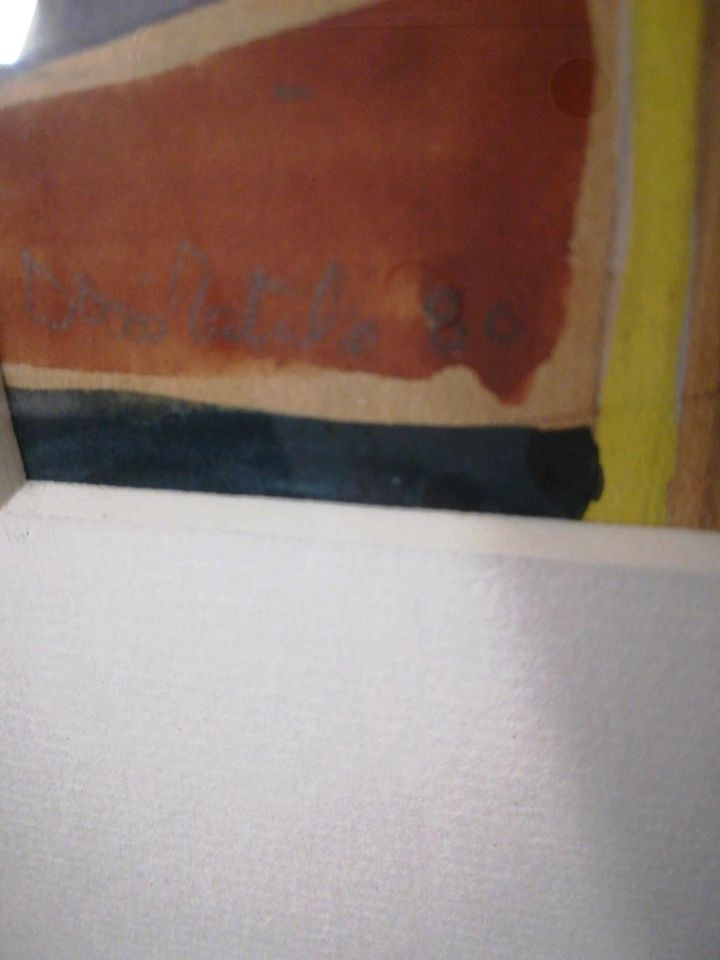 Bild Gemälde Aquarell signiert Bild und rahmen Simon gmbh in Velbert