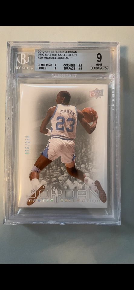 2012 UPPER DECK JORDAN UNC MASTER COLLECTION #20 MICHAEL JORDAN in Berlin