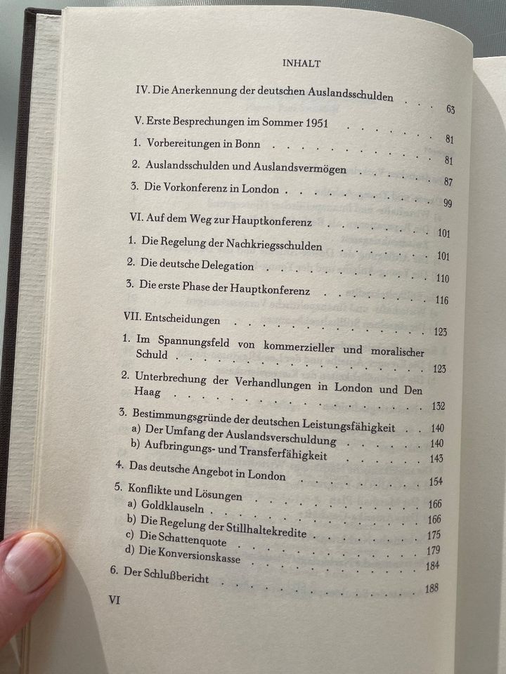 Entscheidungen Londoner Schuldenabkommen für Deutschl. 1949-53 in Freudenstadt